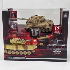 Laser Force Remote Control RC Toy Assault Tank Desert Camo